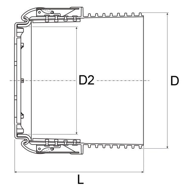 BOL Protecteur SFT Cote Machine Ø 214 MM LG 185 MM référence fournisseur 247698